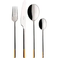 Villeroy & Boch Ella teilvergoldet Tafelbesteck 24tlg.