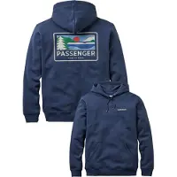 Passenger - Roamer Recycled Cotton Hoodie - Hoodie Gr L blau