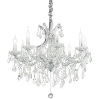 Ideal Lux Hängeleuchte Napoleon Sp8 Chrom Rund