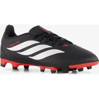 Adidas Fußballschuh PERFORMANCE "PREDATOR CLUB FG/MG KIDS", Kinder, Gr. 36, schwarz (core schwarz, ftwr weiß, lucid rot), Synthetik, Schuhe Fußballschuh, für viele verschiedene Böden geeignet