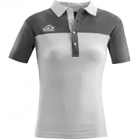 Acerbis Belatrix Damen Polo T-Shirt Farbe: Weiß/Grau, Grösse: XS