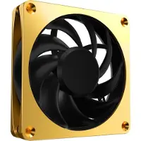 Alphacool 13854, Lüftermodul, Kunststoff, Schwarz, Gold, 4-polig, 1 Lüfter, 12 cm