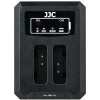JJC DCH NB13L USB Dual BatteryCharger (für Canon NB 13L)