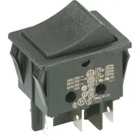 Bachmann 924.109 Wippenschalter Serie 3652, Umschalter, unbel., 2polig, s/s 924109