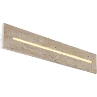 Globo LED Wandleuchte ROJAS, Metall, Marmor, Weiß matt, Up & Down, Memory
