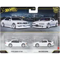 Hot Wheels Premium Car Culture Touge 2er-Pack Die-Cast Toyota Spielzeugautos im Massstab 1:64