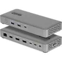 StarTech.com .com 208UE-USB4-DOCK, Avec fil, USB4, 10,100,1000,2500 Mbit/s, Gris, 10 Gbit/s, 8K Ultra HD