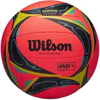Wilson Avp Optx Grass Volleyballball Rot Rot One Size