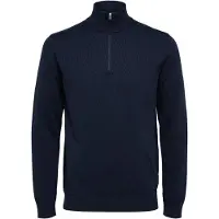 Selected Troyer "SLHBERG HALF ZIP CARDIGAN NOOS" Baumwolle, regular fit