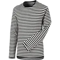 Thetru Herren Ringelshirt langarm schwarz-weiss – alltagstauglich
