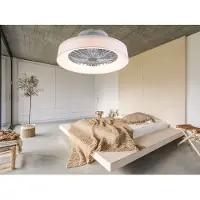 TRIO LED-Deckenventilator Farsund 47cm weiß