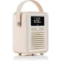 View Quest Retro Mini Radio DAB/DAB+/Bt Inkl. Powerbank, Beige