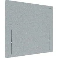 Leitz 61230085, Schreibtisch-Trennwand, Grau, 700 x 800 mm, Klemme, 3 cm, B - s2 d0