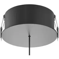 Beneito Faure Nano Einbau-Deckenrosette Ø90x22mm - Matt Schwarz für Alp Space Lampe