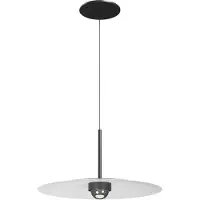 Beneito Faure Hat Einbau-Pendelleuchte 8W 83º 2700K Schwarz Matt - Professionelle LED-Innenpendelleuchte mit warmweißem Licht