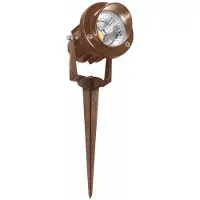 Beneito Faure FADE 5 LED-Außenstrahler, 45° Abstrahlwinkel, 2200 K Farbtemperatur, strukturierte Corten-Oberfläche - Hohe Qualität