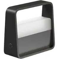 Beneito Faure Tragbare Tischleuchte, 2 W, 180° dimmbare LED, 3000 K, mattschwarz, 3,5 Stunden Akkulaufzeit, elegantes Design, Schutzart IP20 -