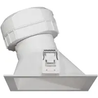 Beneito Faure Pulcom SQ Asymmetrischer 8W 38º LED-Einbaustrahler, Farbtemperaturschalter 2700K-3200K-4000K, Mattweiß - Innenbeleuchtung