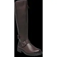 Clarks Stiefel Orinoco 2 mit Reißverschluss für einfaches Anziehen 5228 Dark Brown Lea 37.5
