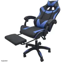 HTI Gaming Stuhl Krit Eco Schwarz-Blau