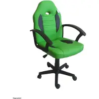 HTI Schreibtischstuhl Junior höhenverstellbar ergonomischer Drehstuhl Grün