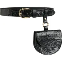 Tamaris Ledergürtel "Fortuna" mit zweiteiligem Set aus Gürtel und abnehmbarer Tasche, 3 cm Breite