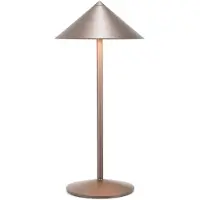 Zafferano - LED-Tischleuchte Pina L, 6W, IP65, Touch-Dimmer, Bronze