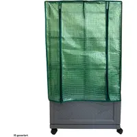 HTI Gewächshaus 60x30x106 cm mit Rollen