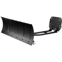 Wiltec Quad Schneeschild 140 x 40 cm, universal Schneepflug für ATV-Fahrzeuge, Traktor, Räumschild aus SPCC, Schneeschippe mit Richtungseinstellung