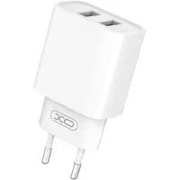 XO Wandladegerät CE02C 2x USB 2,1A weiß