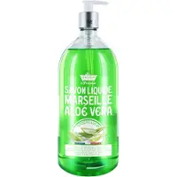 Les Petits Bains de Provence Marseille Seife mit Aloe Vera 25x9x9 cm