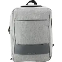 Leantoys City Business Rucksack USB Mittelfach Grau 14L 40cm