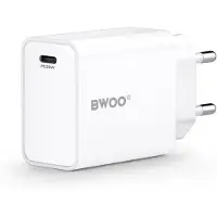 Wisam BWOO Wandladegerät 20W CDA226 QC 1x USB-C schwarz