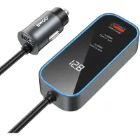 Wisam BWOO CC107 PD Kfz-Ladegerät 1x USB-C - USB-A Anschluss 30W schwarz