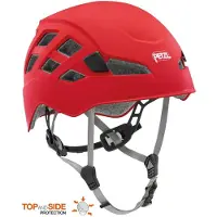 Petzl - Kletter-/Bergsteigerhelm &ndash; Unisex &ndash; Boreo - Boreo Rouge - Größe M/L - Weiß
