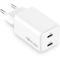 Forever TC-08-45CC GaN PD Ladegerät 2x USB-C 45W weiß