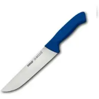 Pirge Ecco Metzgermesser 19 cm Blau Schlachtermesser - Fleischermesser - Stechmesser - Exzellenter Schärfe Metzgermesser