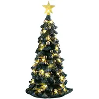 Lemax Snowy Christmas Tree Clear Light 10 x 10 x 19 cm Weihnachtsdorf