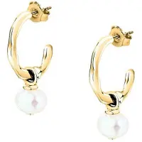 Morellato - Charming gold-plated 2-in-1 earrings Perla SXU46