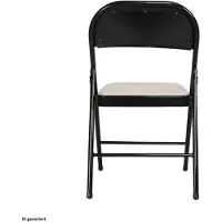 HTI Klappstuhl Wedigo Velvet Beige 4er-Set