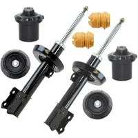 BESTPRICE 2x Stossdämpfer+Domlager+ Staubschutz vorn Gasdruc [Hersteller-Nr. 10611162] für Vauxhall, Opel