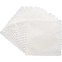 Papstar 2000 Dessertdeckchen 15 cm x 15 cm weiss
