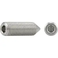 Hörger & Geßler Gewindestift ISO 4027 Spitze/Innensechskant M 12 x 60 45 H