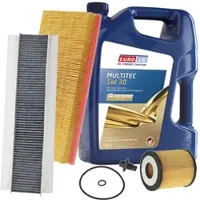 BESTPRICE Inspektionspaket Filtersatz SET A + 5l ÖL [Hersteller-Nr. 10493713] für Ford