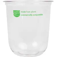 Vegware 96 Serie kompostierbare runde Behälter 473ml (1000 Stück)