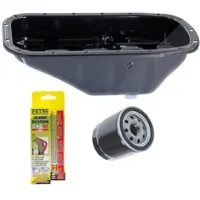 BESTPRICE Ölwanne + Filter + Dichtung [Hersteller-Nr. 10710923] für Renault