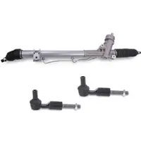BESTPRICE Lenkgetriebe + 2x Spurstangenkopf [Hersteller-Nr. 40513859] für VW, Audi