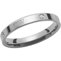 Daniel Wellington - Original Steel Ring with Classic Lumine DW0040023 Crystals - Circuit: 58mm