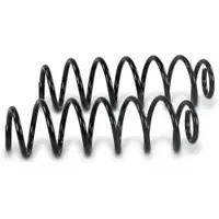 BESTPRICE 2x Fahrwerksfeder hinten [Hersteller-Nr. 40670415] für Seat, VW