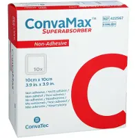 + Prisoma GmbH Convamax Superabsorber Nicht Adhäsiv 10x10 Cm 10 St